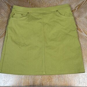 HEARTS OF PALM Green Mini Skort 6